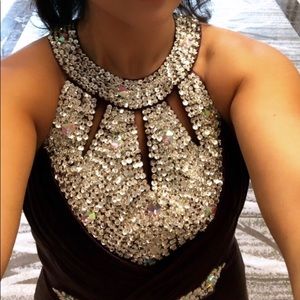 Formal, prom, ball evening gown